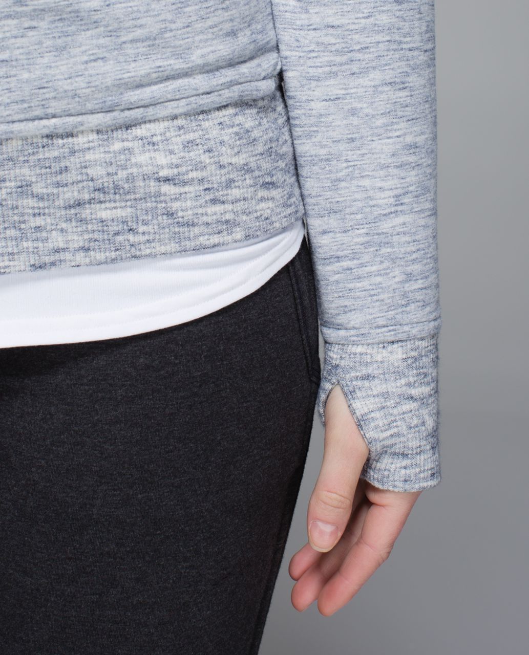 Lululemon On The Daily Hoodie - Heathered Space Dyed Gris