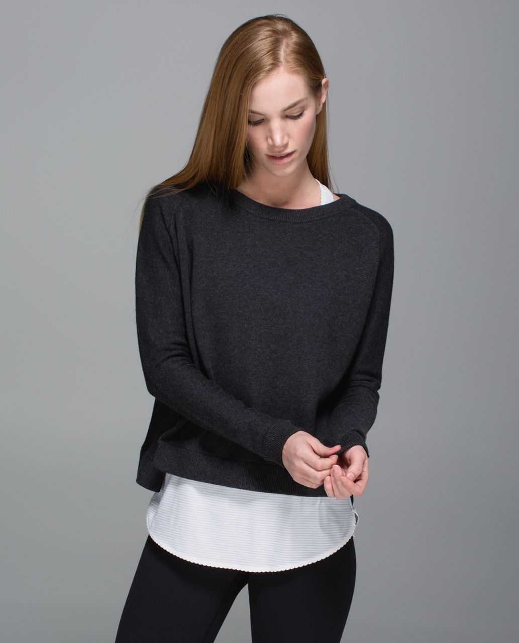 Lululemon Bhakti Life Sweater - Heathered Black