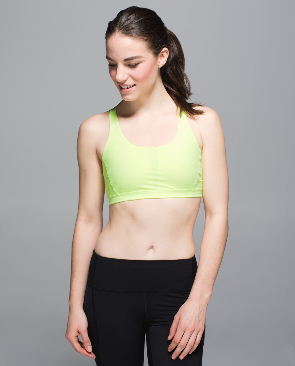 Lululemon Water:  Top Speed Bra - Clear Mint