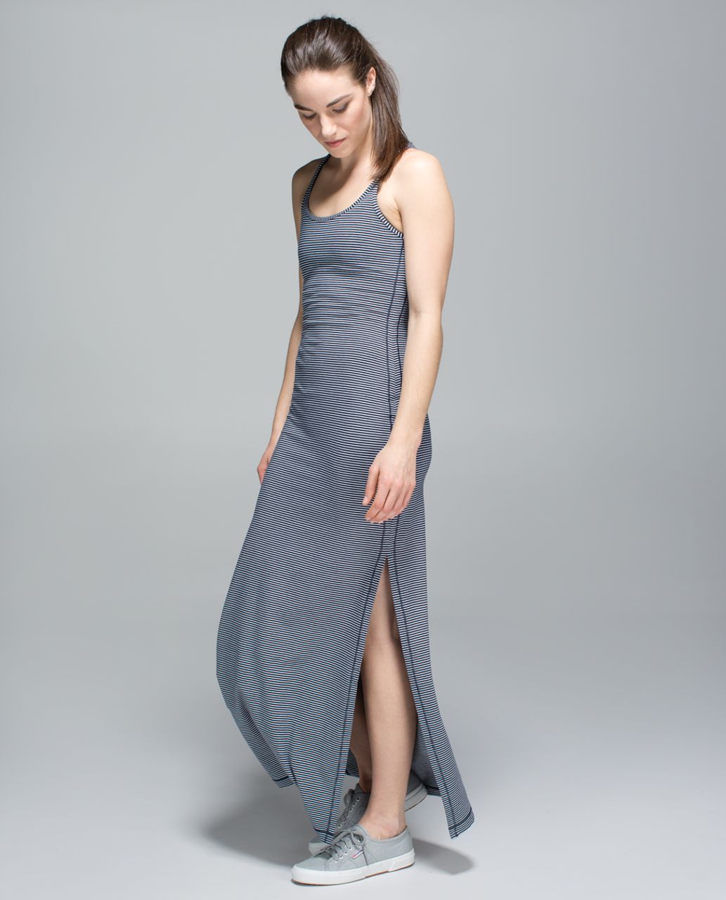 Lululemon Refresh Maxi Dress - Hyper Stripe Inkwell