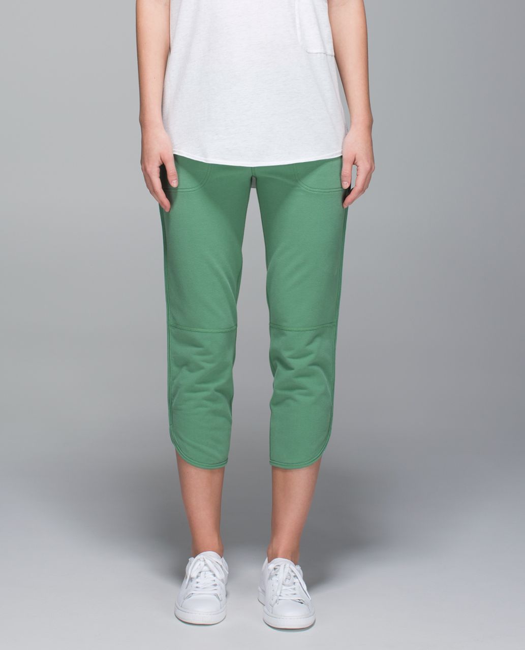 Lululemon Keep It Cool Crop - Vintage Green