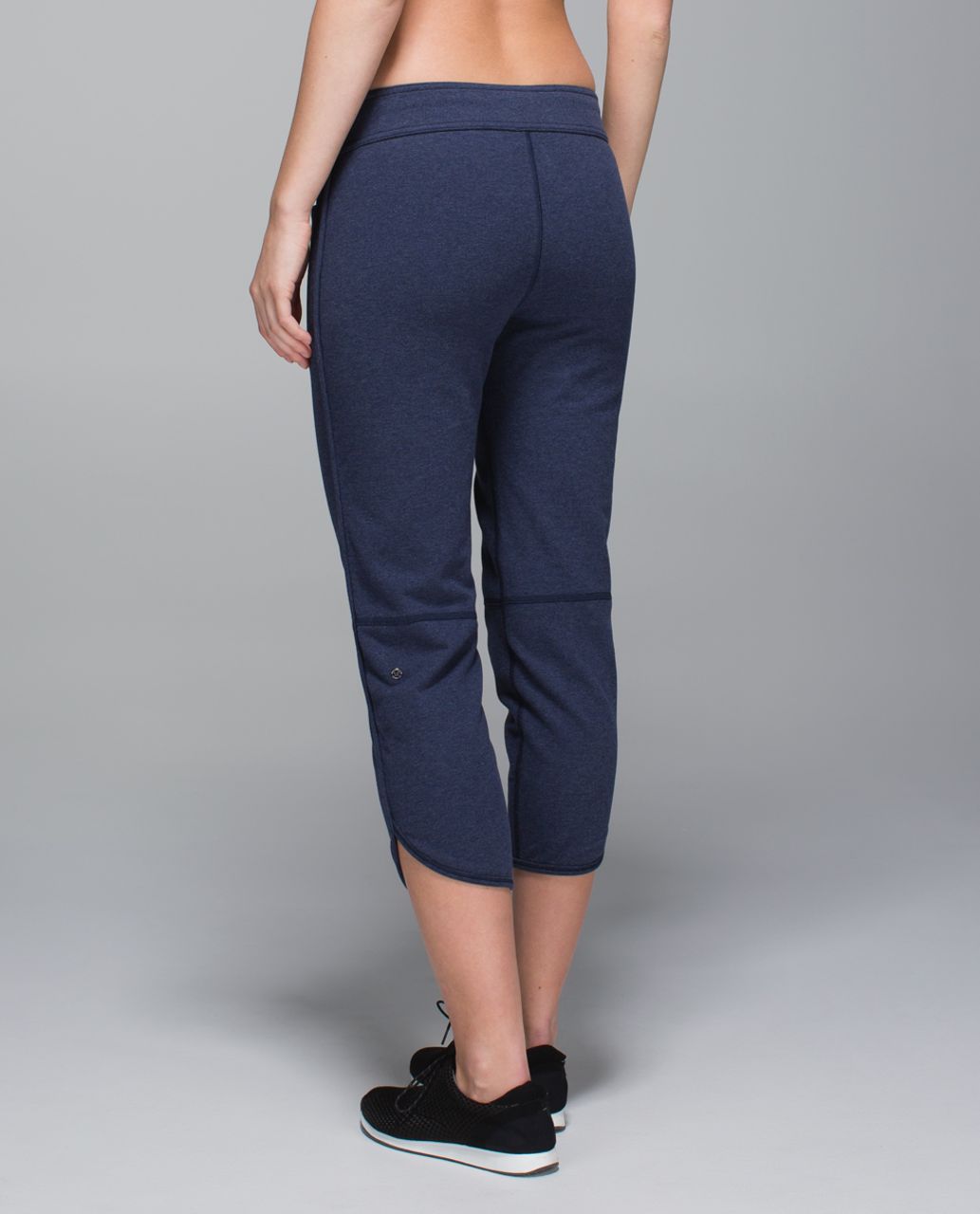 Lululemon Keep It Cool Crop - Heathered Deep Navy