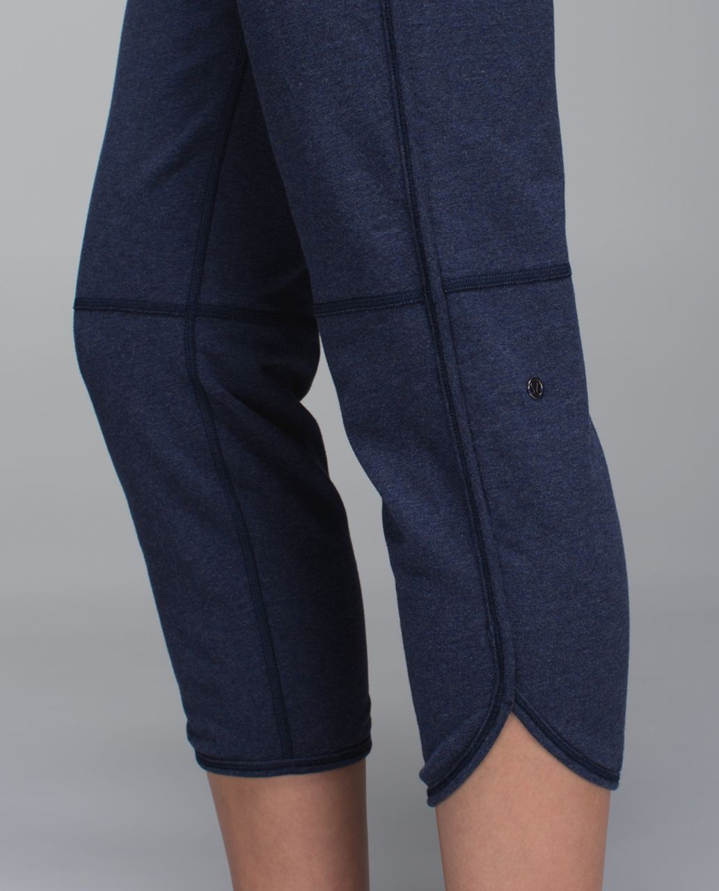 Lululemon Keep It Cool Crop - Heathered Deep Navy