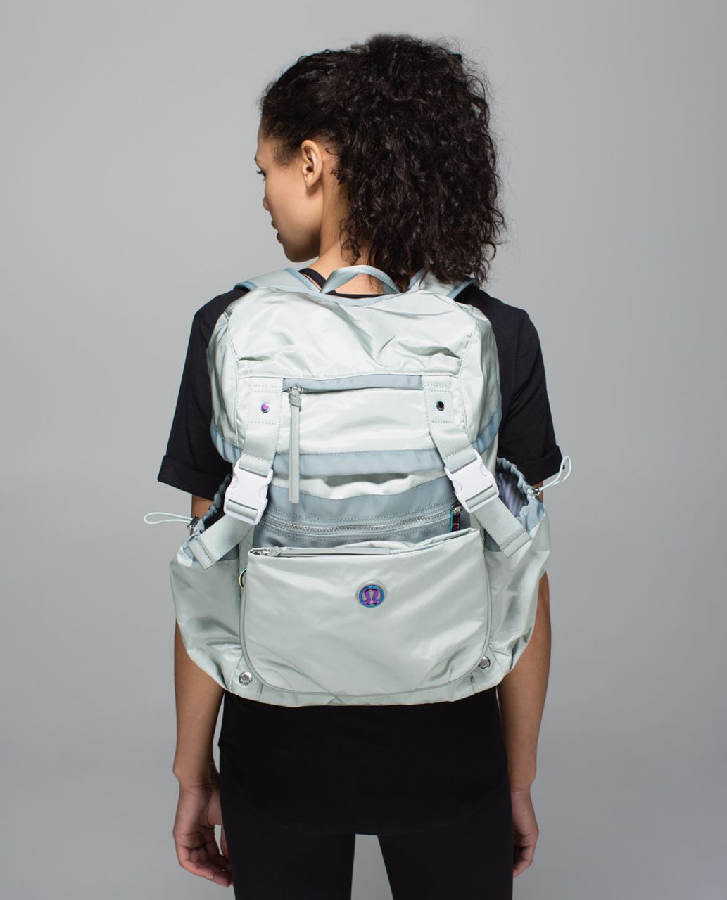 Lululemon Travelling Yogini Rucksack - Minty Grey / Earl Grey