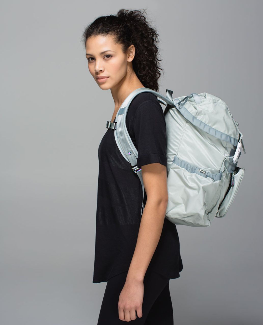 Lululemon Travelling Yogini Rucksack - Minty Grey / Earl Grey