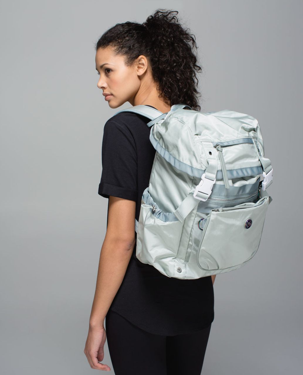 Lululemon Travelling Yogini Rucksack - Minty Grey / Earl Grey