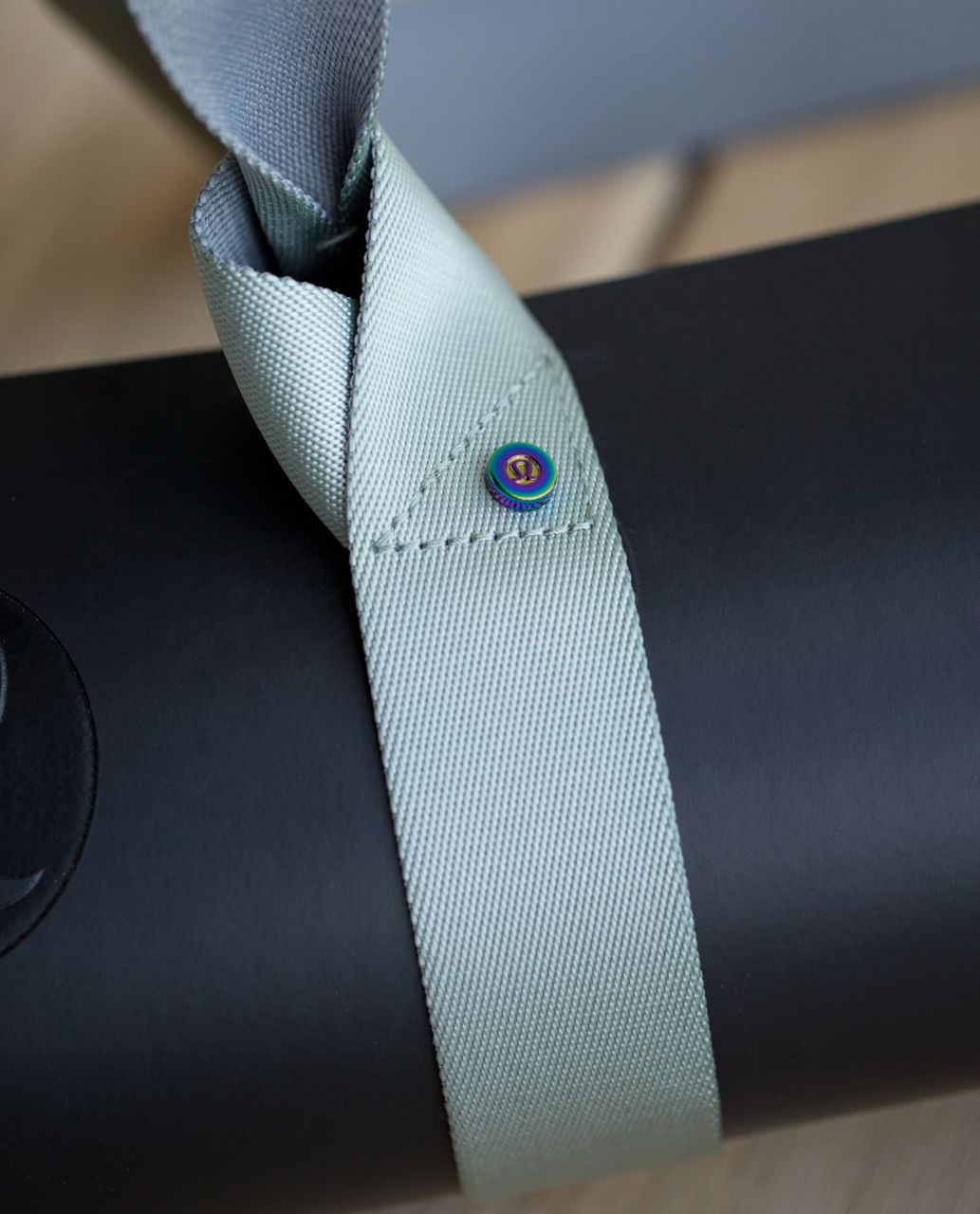 Lululemon Loop It Up Mat Strap - Minty Grey / Earl Grey (First Release)