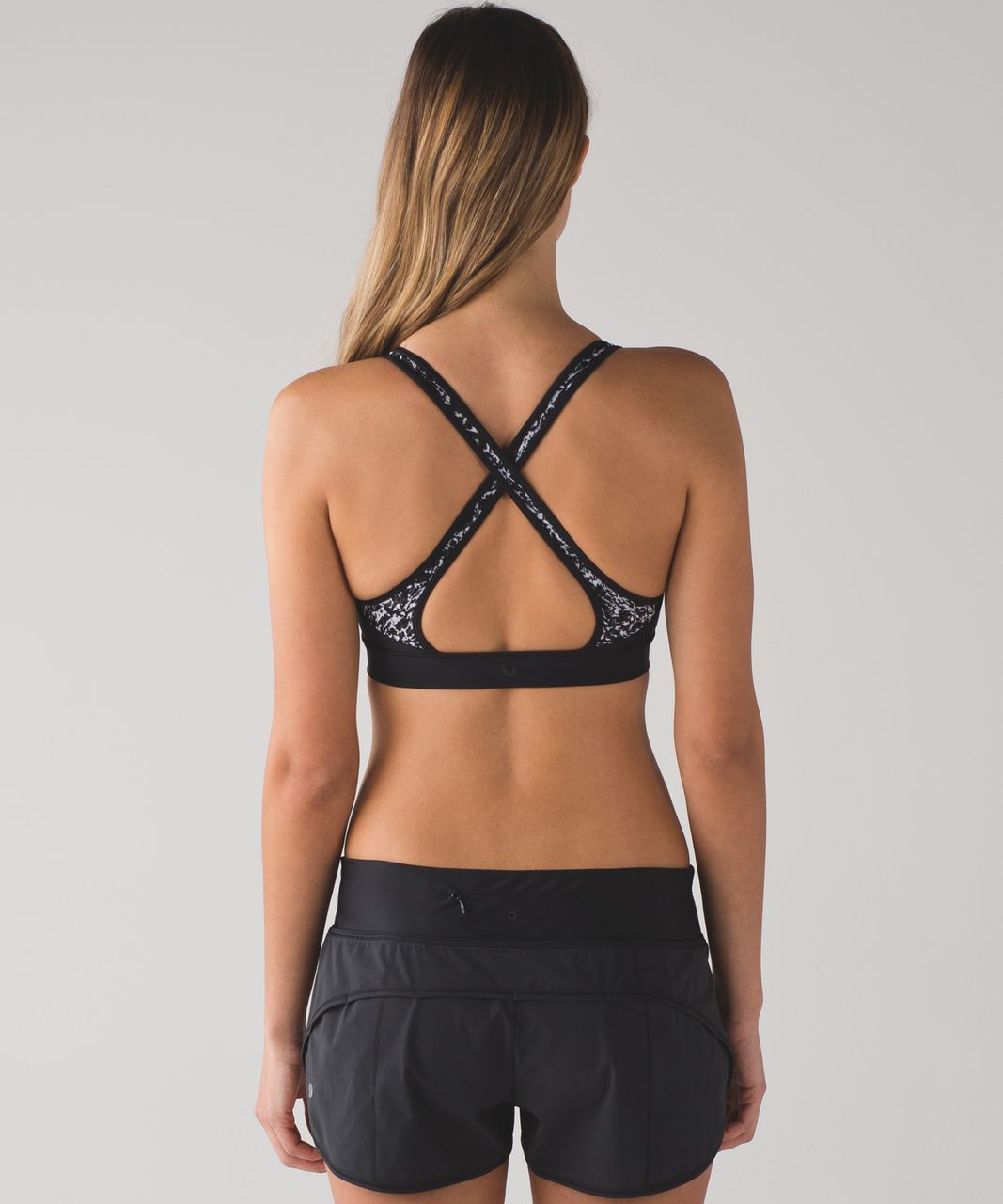 Lululemon Workout to Water Top - Ice Breaker White Black / Black