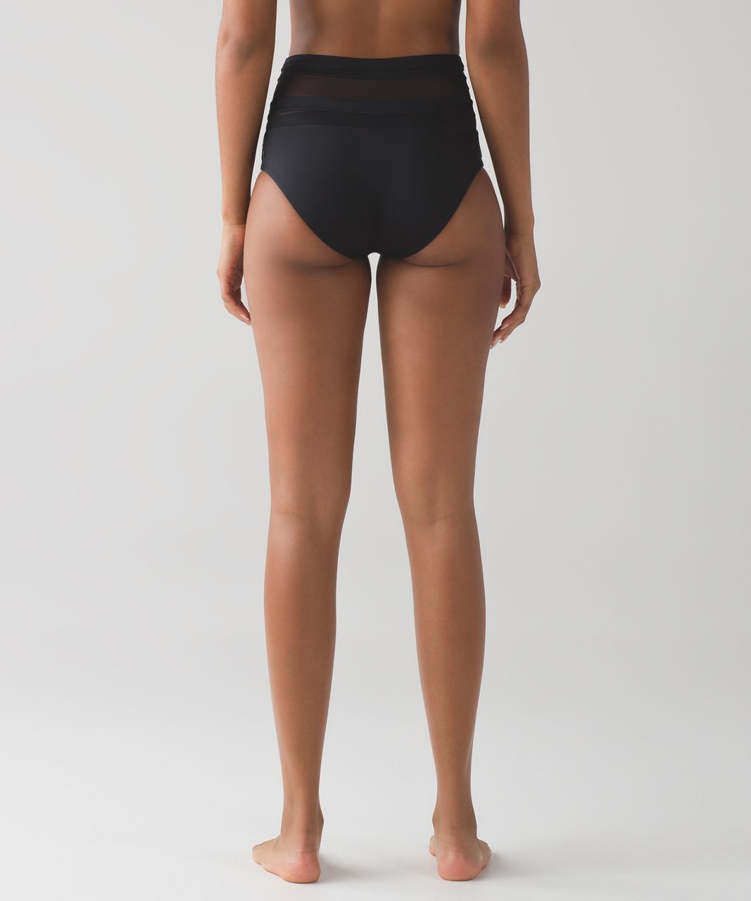 Lululemon Go With The Flow High Waist - Black / Cerulean Blue