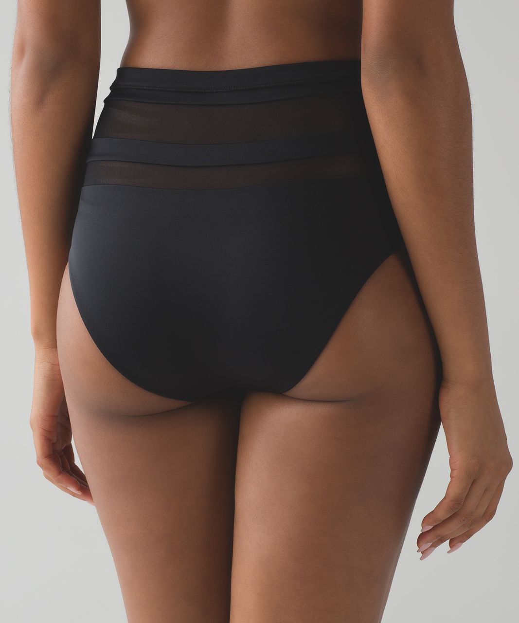 Lululemon Go With The Flow High Waist - Black / Cerulean Blue