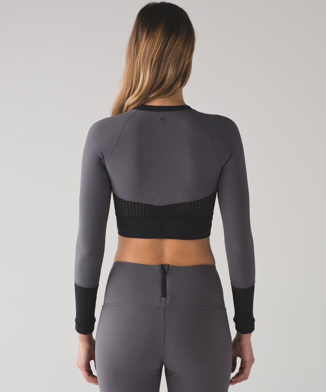 Lululemon Paddle Times Top - Dark Carbon / Black