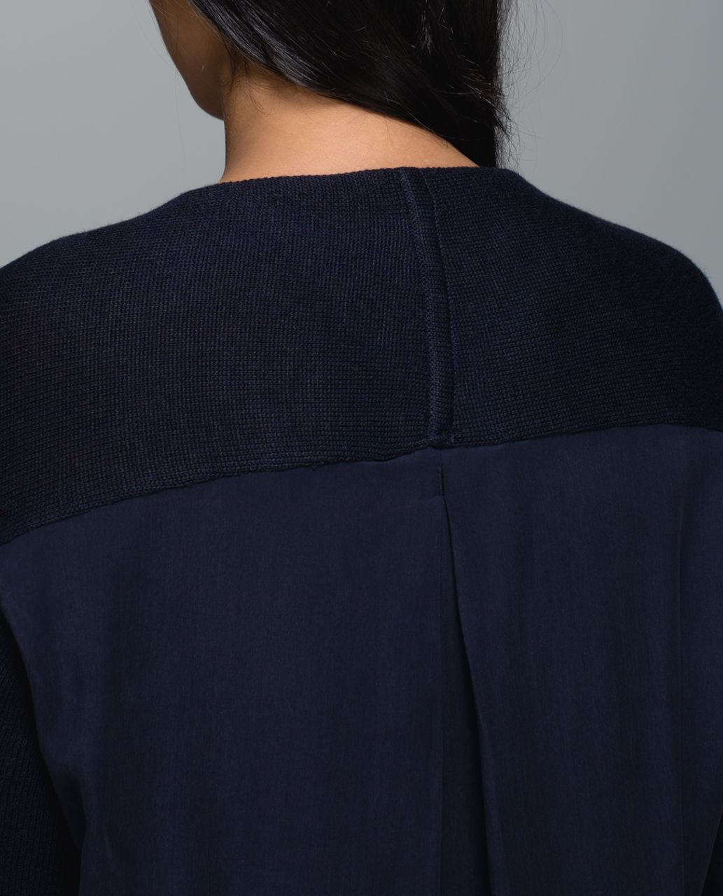 Lululemon Cardi In The Front - Heathered Naval Blue / Naval Blue - lulu ...