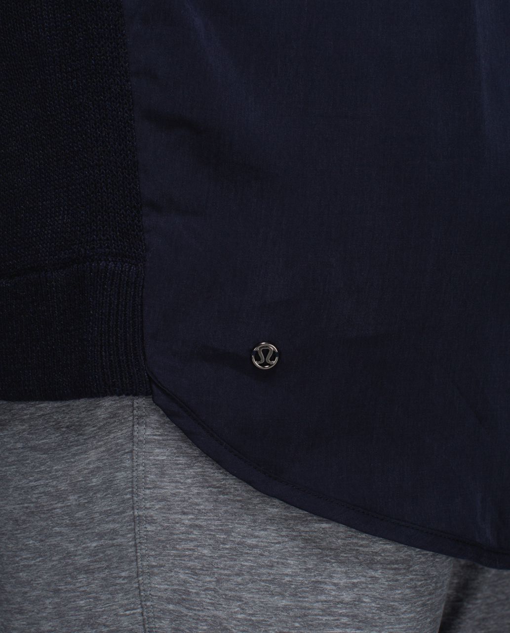 Lululemon Cardi In The Front - Heathered Naval Blue / Naval Blue