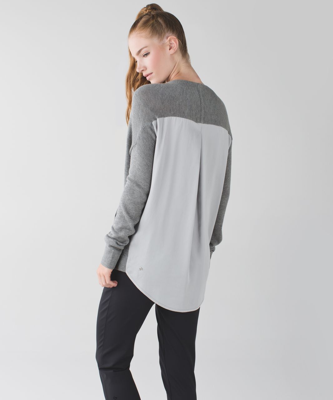 Lululemon Cardi In The Front - Heathered Medium Grey / Silver Spoon