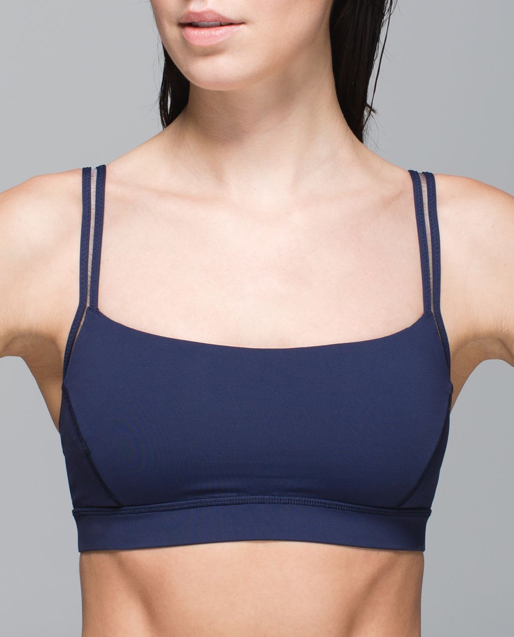 NWT LULULEMON Straight Up Bra Sapphire Blue Yoga Size 6 B/C cup