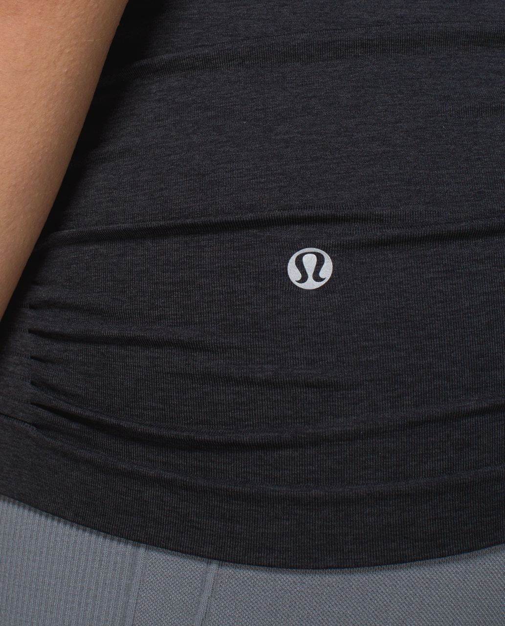 Lululemon In The Flow Tank - Heathered Black