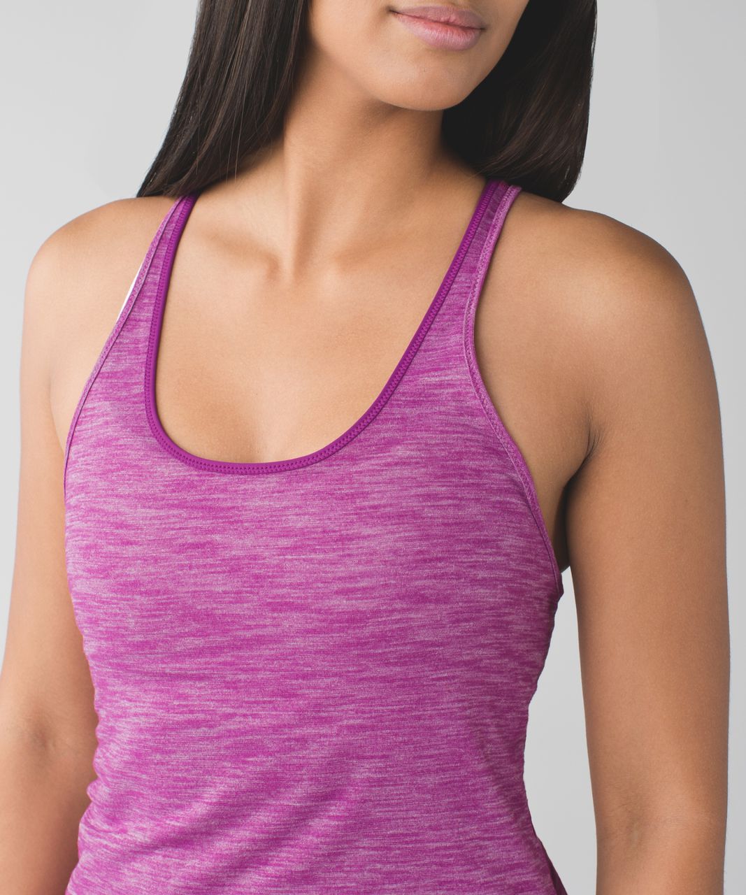 Lululemon What The Sport Singlet - Heathered Regal Plum