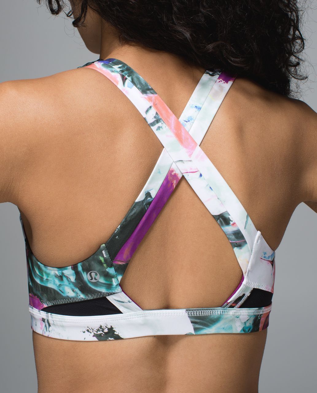 Lululemon Run:  Stuff Your Bra II - Pigment Wave Multi / Black