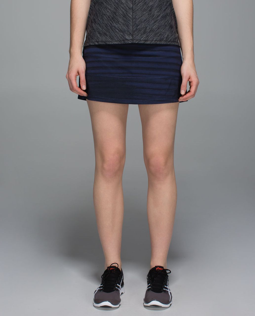 Lululemon Pace Rival Skirt II *4-way Stretch (Regular) - Good Vibes Deep Navy Black / Deep Navy