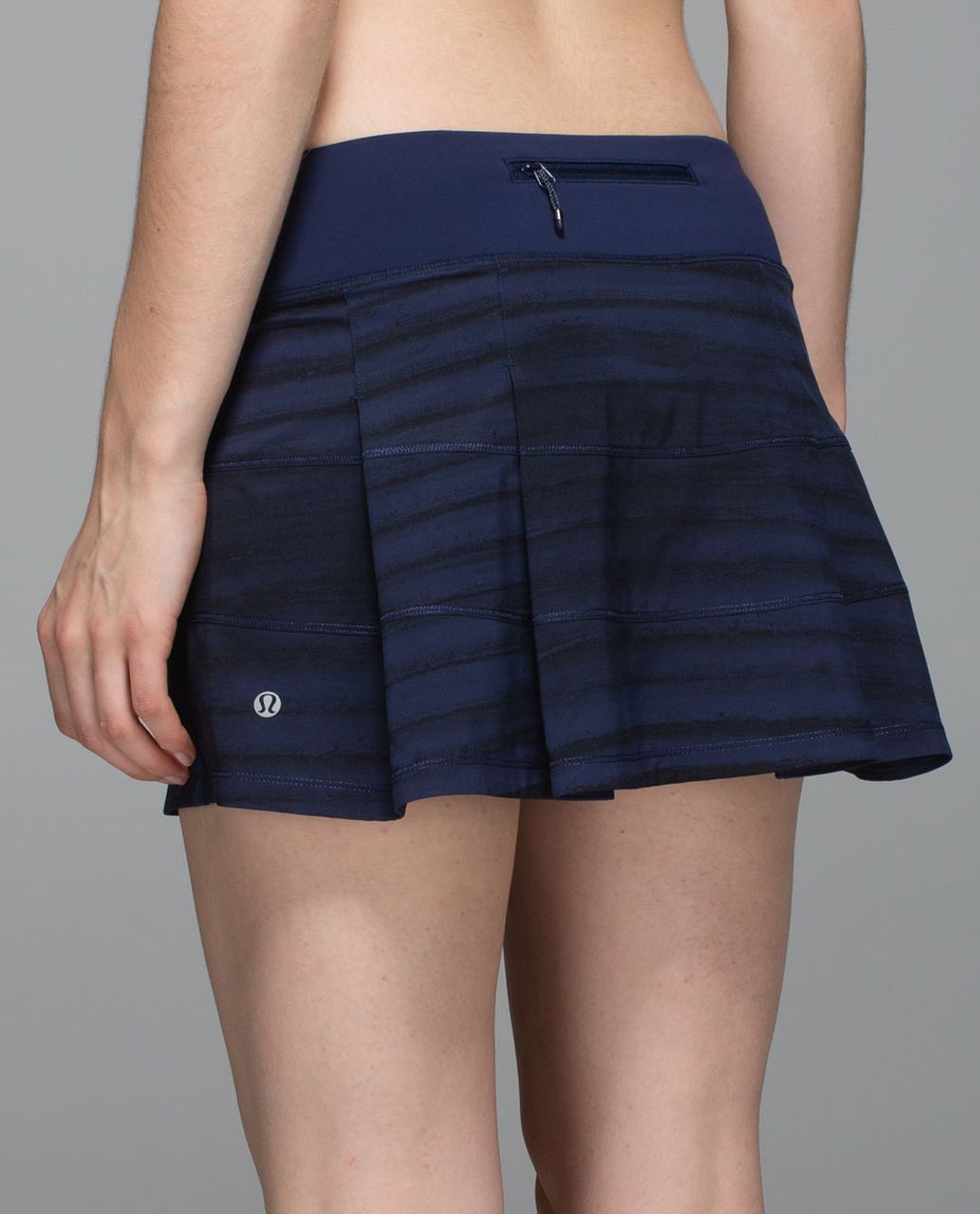 Lululemon Pace Rival Skirt II *4-way Stretch (Regular) - Good Vibes Deep Navy Black / Deep Navy