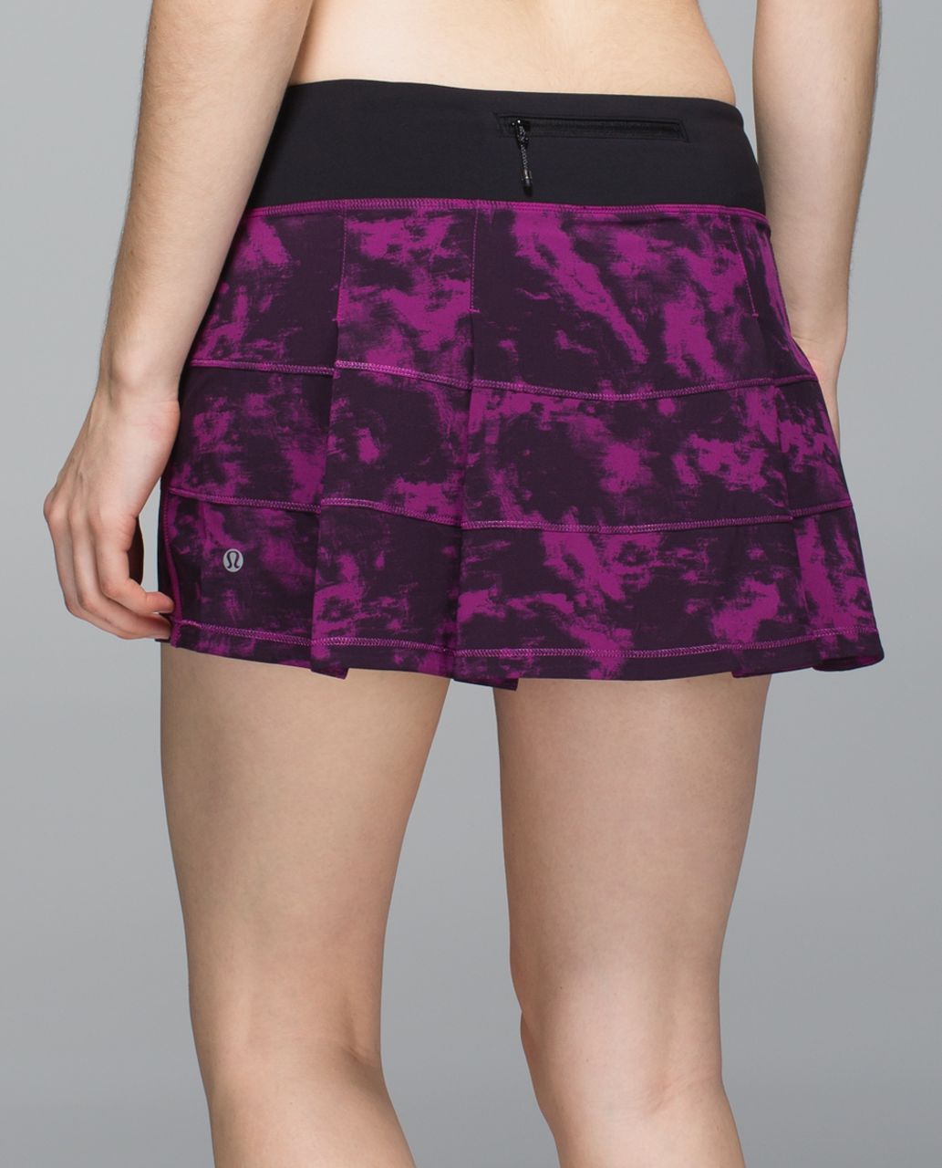 Lululemon Pace Rival Skirt II *4-way Stretch (Regular) - Breezie Regal Plum Black / Black