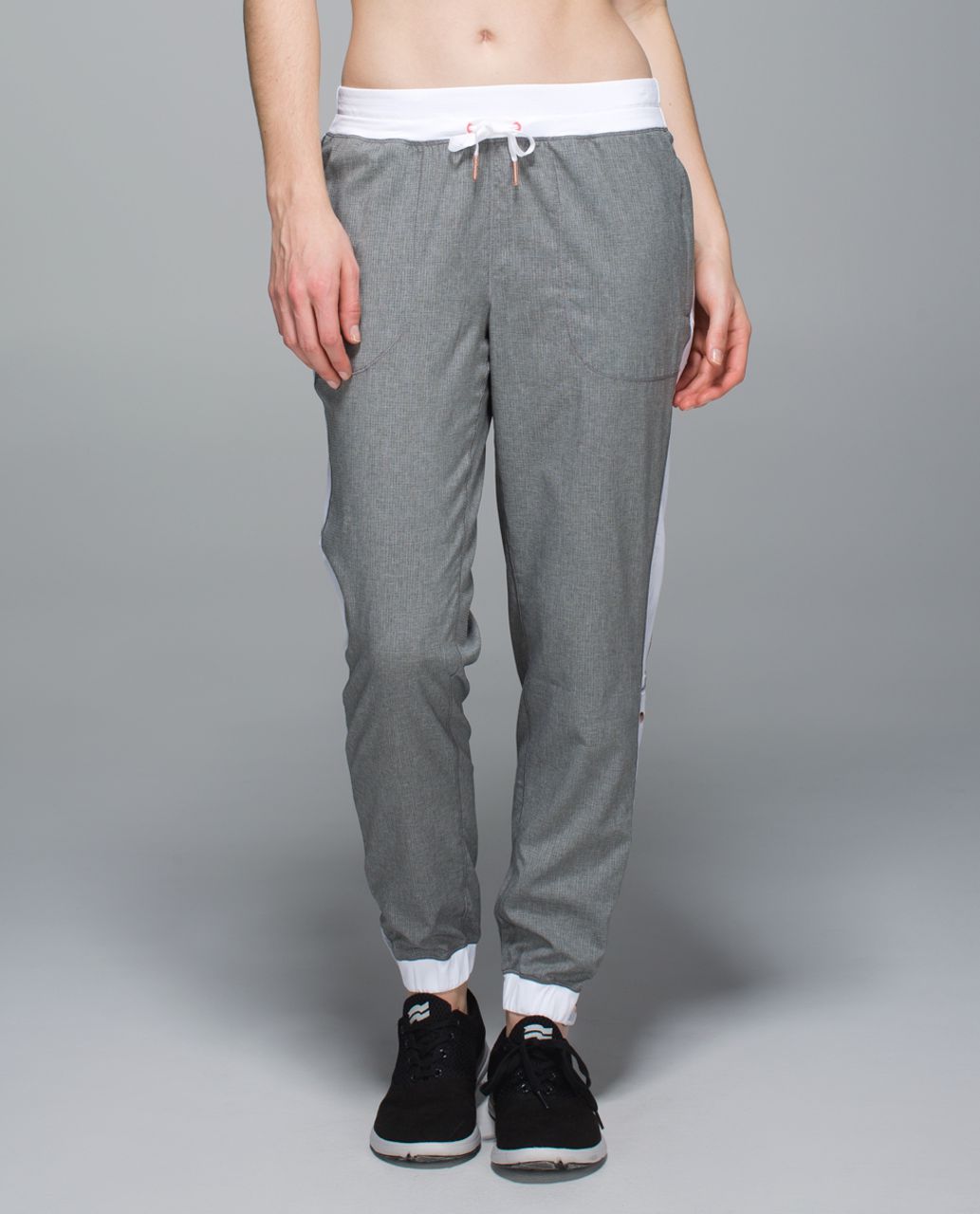 Lululemon Var-City Track Pant - Heathered Slate / White - lulu 