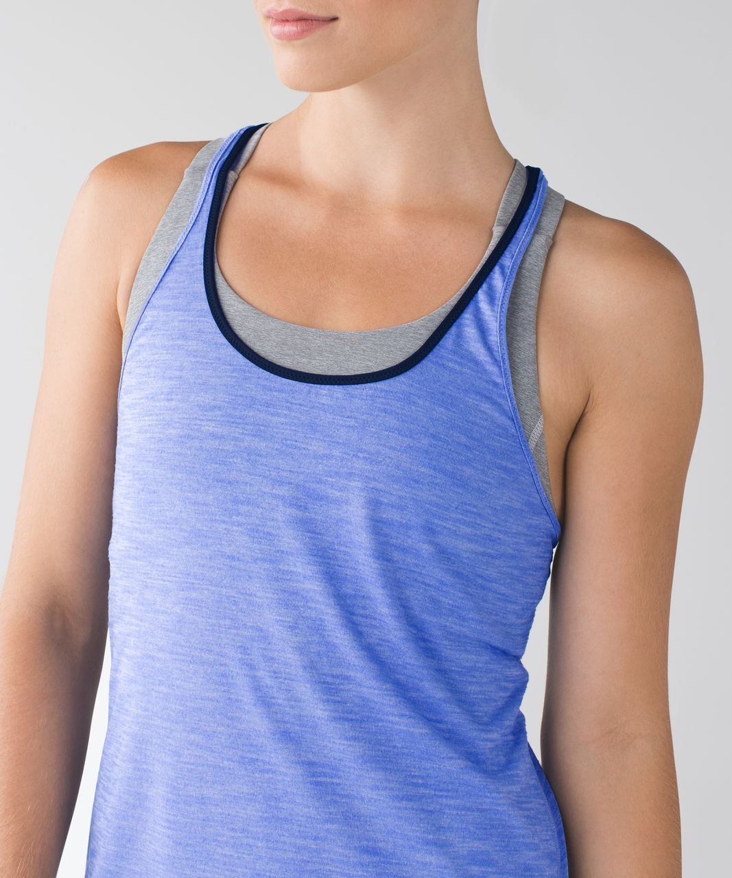 Lululemon What The Sport Singlet - Heathered Lullaby