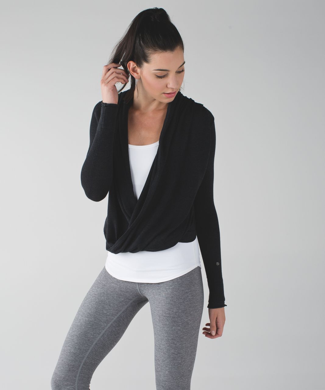 LULULEMON Iconic Wrap twist front sweater medium