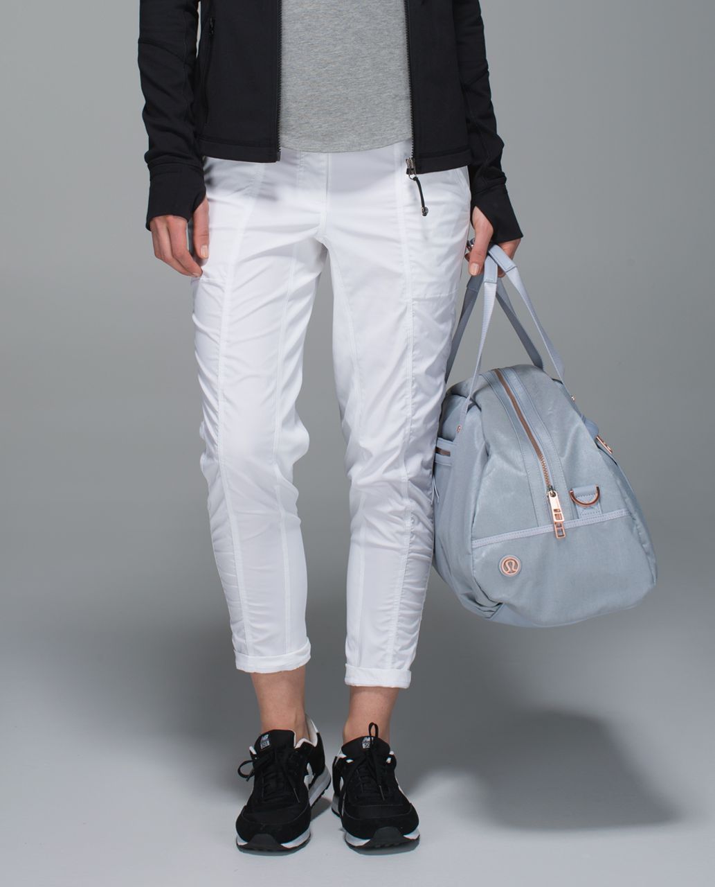 Lululemon All You Need Duffel - Silver Fox / White / Silver Fox