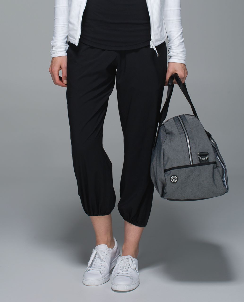 Lululemon All You Need Duffel - Black / White / Black