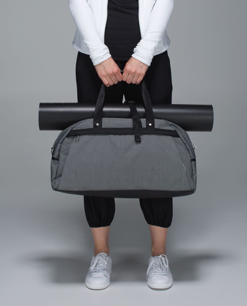 Lululemon All You Need Duffel - Black / White / Black