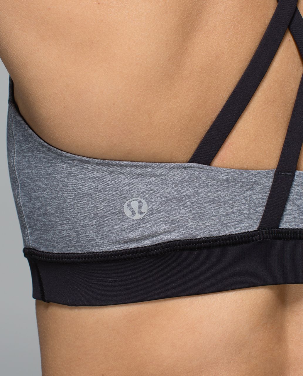 Lululemon Energy Bra - Heathered Slate / Black