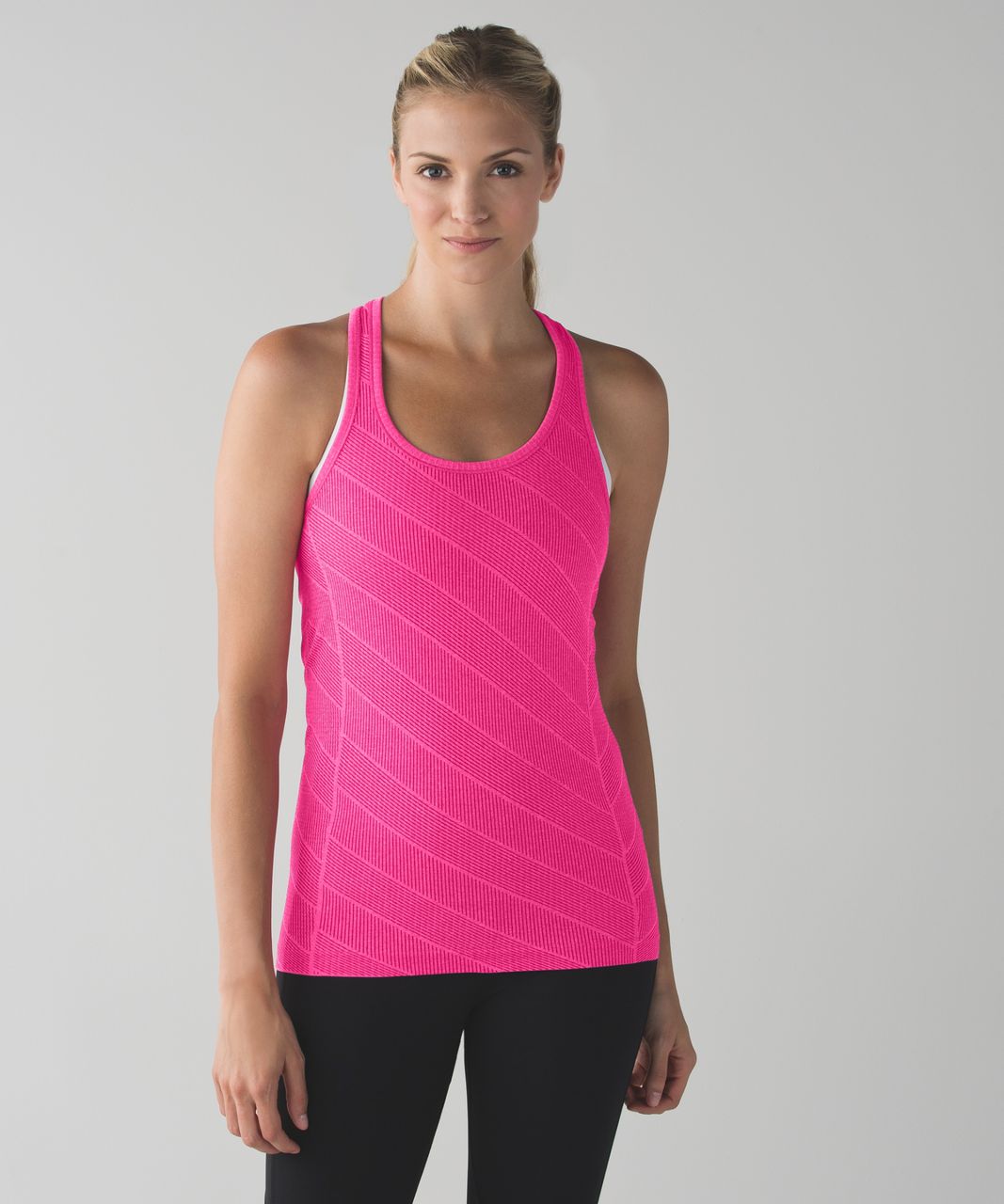 Lululemon Run:  Swiftly Tech Racerback - Heathered Jewelled Magenta