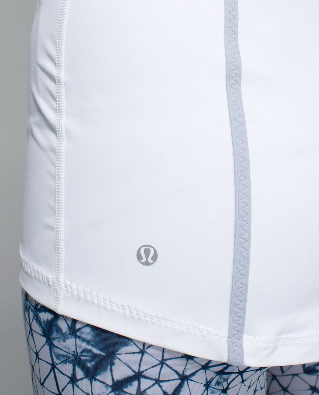 Lululemon Pedal Pace Tank - White / Silver Fox