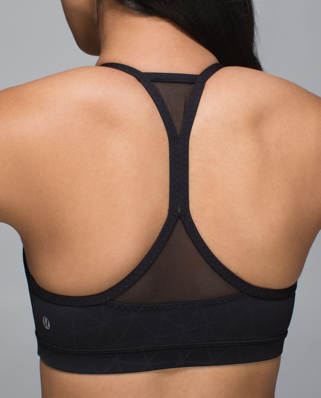 Lululemon Pedal Pace Bra - Dream Catcher Embossed Black / Black