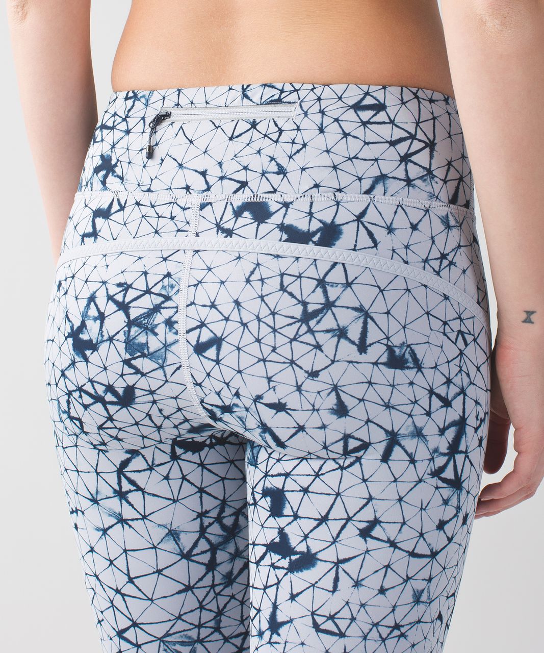 Lululemon Pedal Pace Crop - Star Crushed Silver Fox Deep Navy