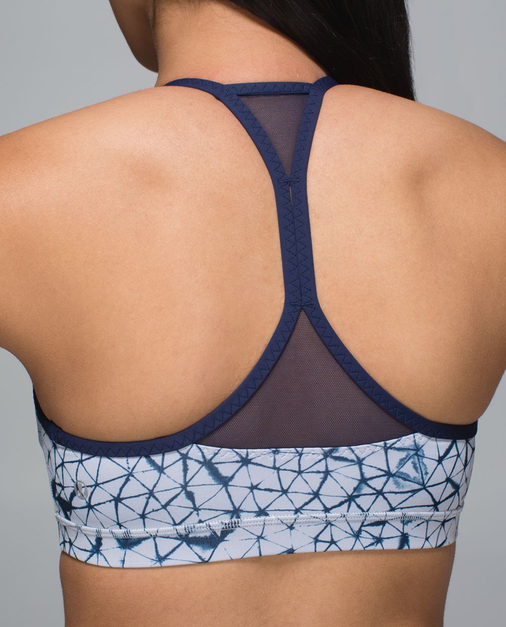 Lululemon Pedal Pace Bra - Star Crushed Silver Fox Deep Navy / Deep Navy