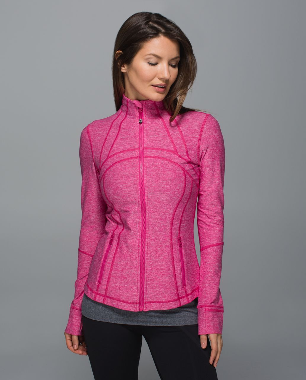 Lululemon Define Jacket - Heathered Jewelled Magenta - lulu fanatics