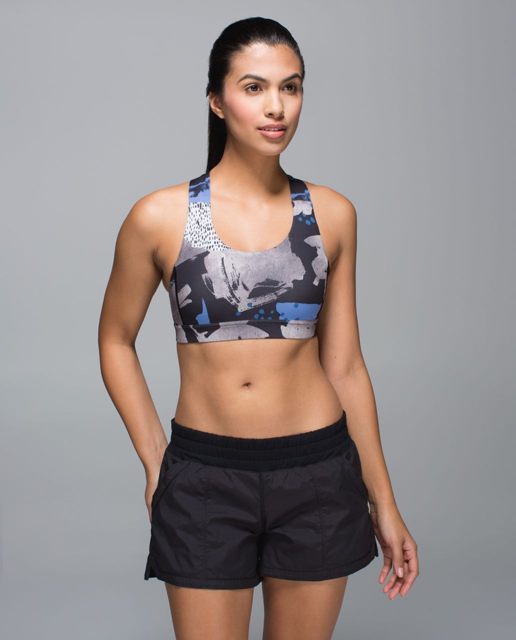 Lululemon All Sport Bra *Adjustable - Art Pop Black Multi