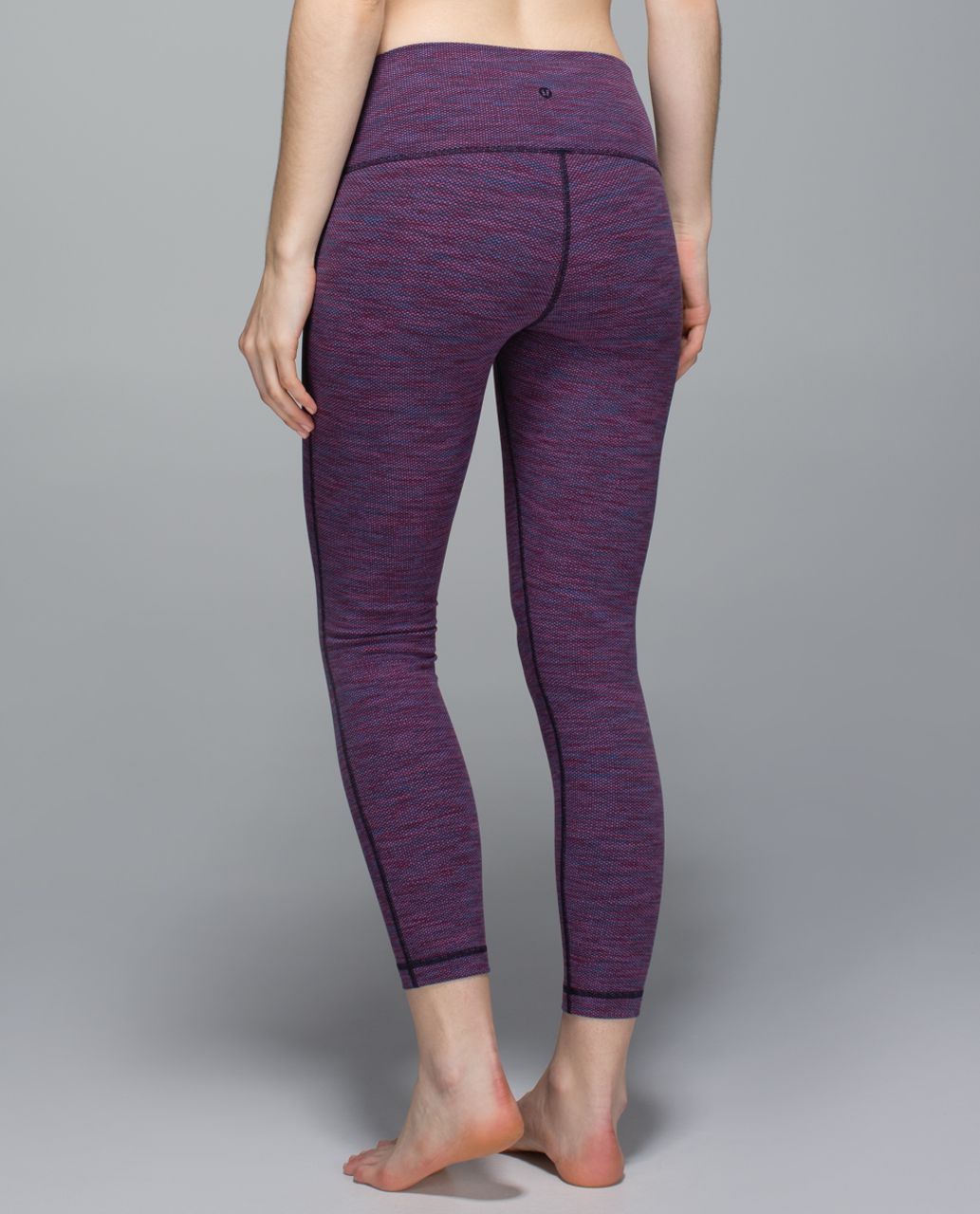 Lululemon High Times Pant - Diamond Jacquard Space Dye Naval Blue Jewelled Magenta