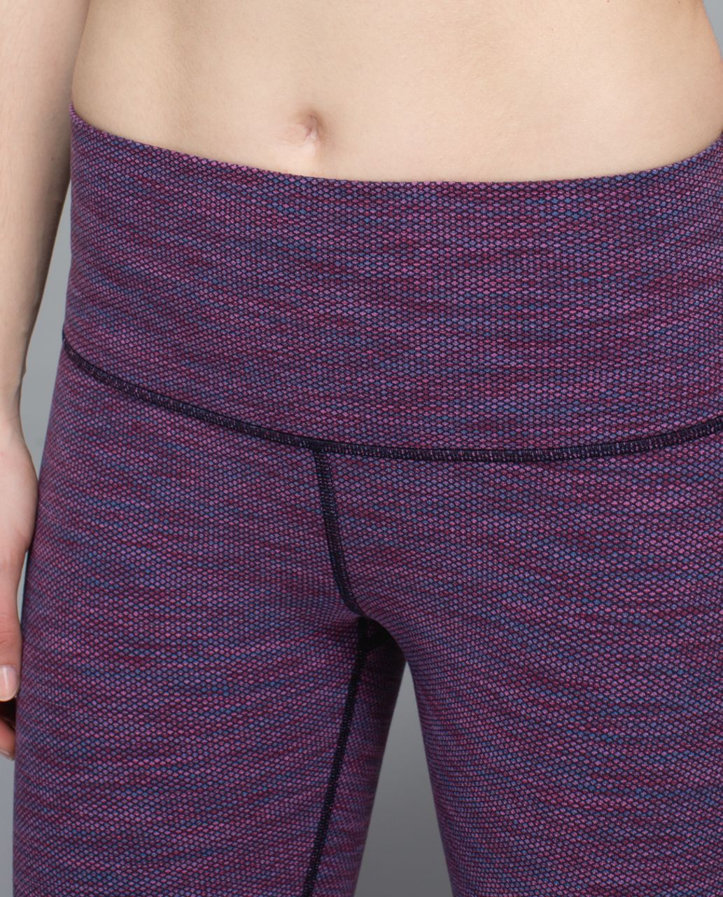 Lululemon High Times Pant - Diamond Jacquard Space Dye Naval Blue Jewelled Magenta