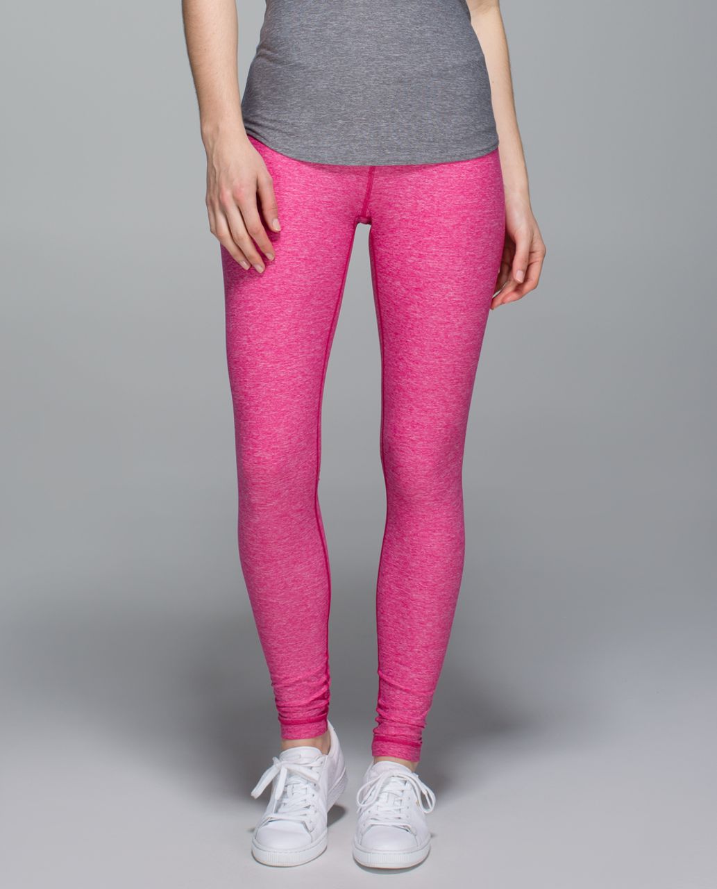 Lululemon Wunder Under Pant - Heathered Jewelled Magenta