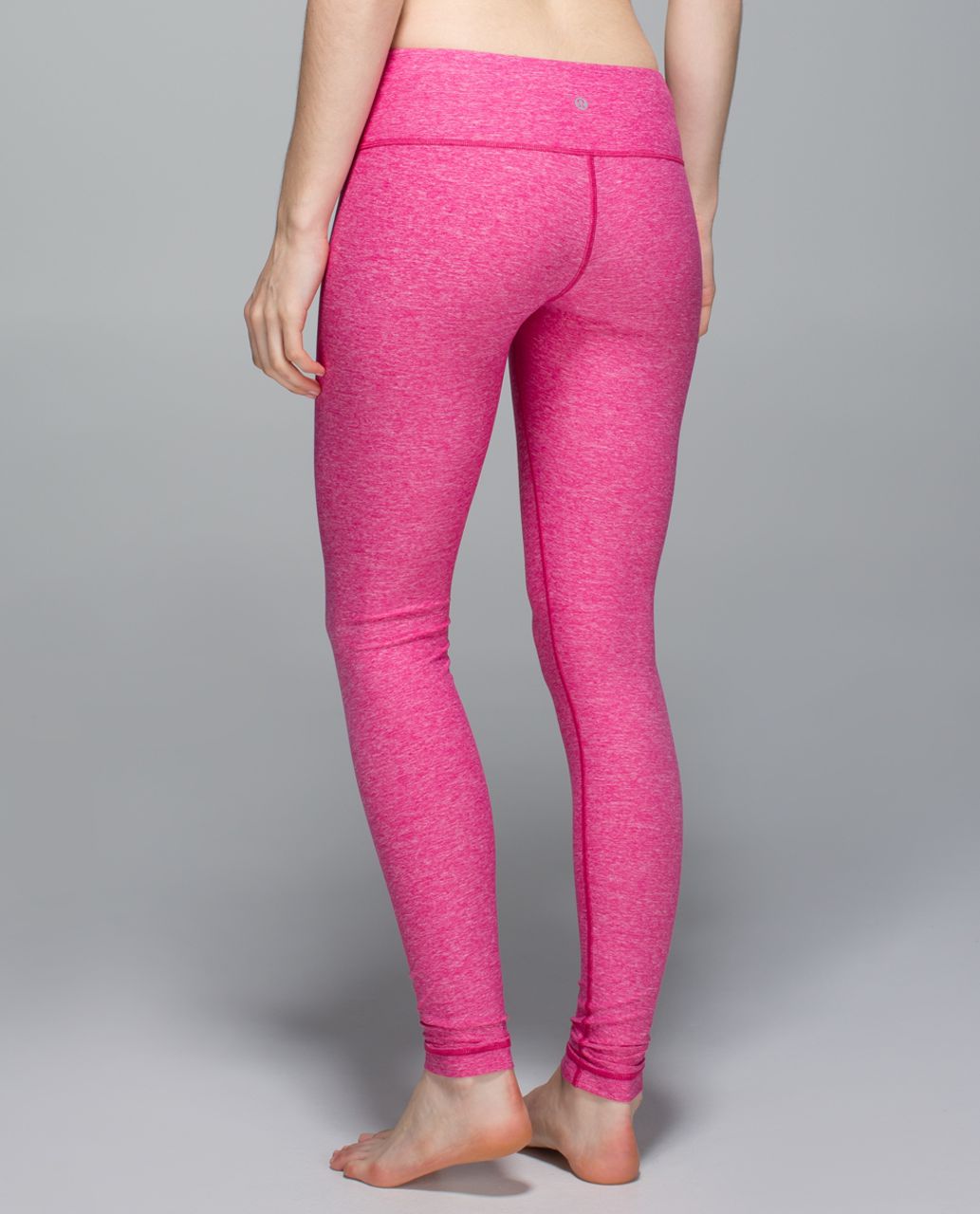 Lululemon Wunder Under Pant - Heathered Jewelled Magenta