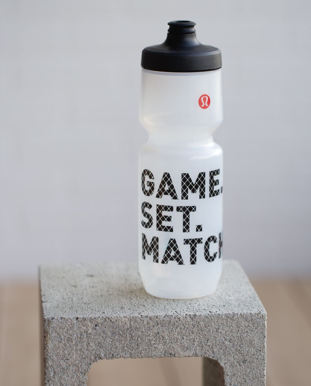 Lululemon Purist Cycling Water Bottle - Game Set Match Black Lulu