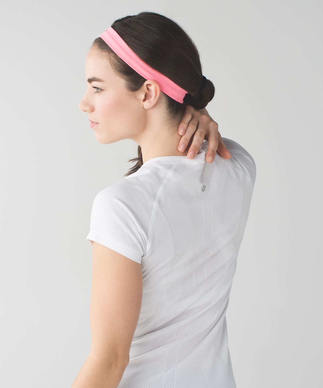 Lululemon Cardio Cross Trainer Headband - Heathered Electric Coral