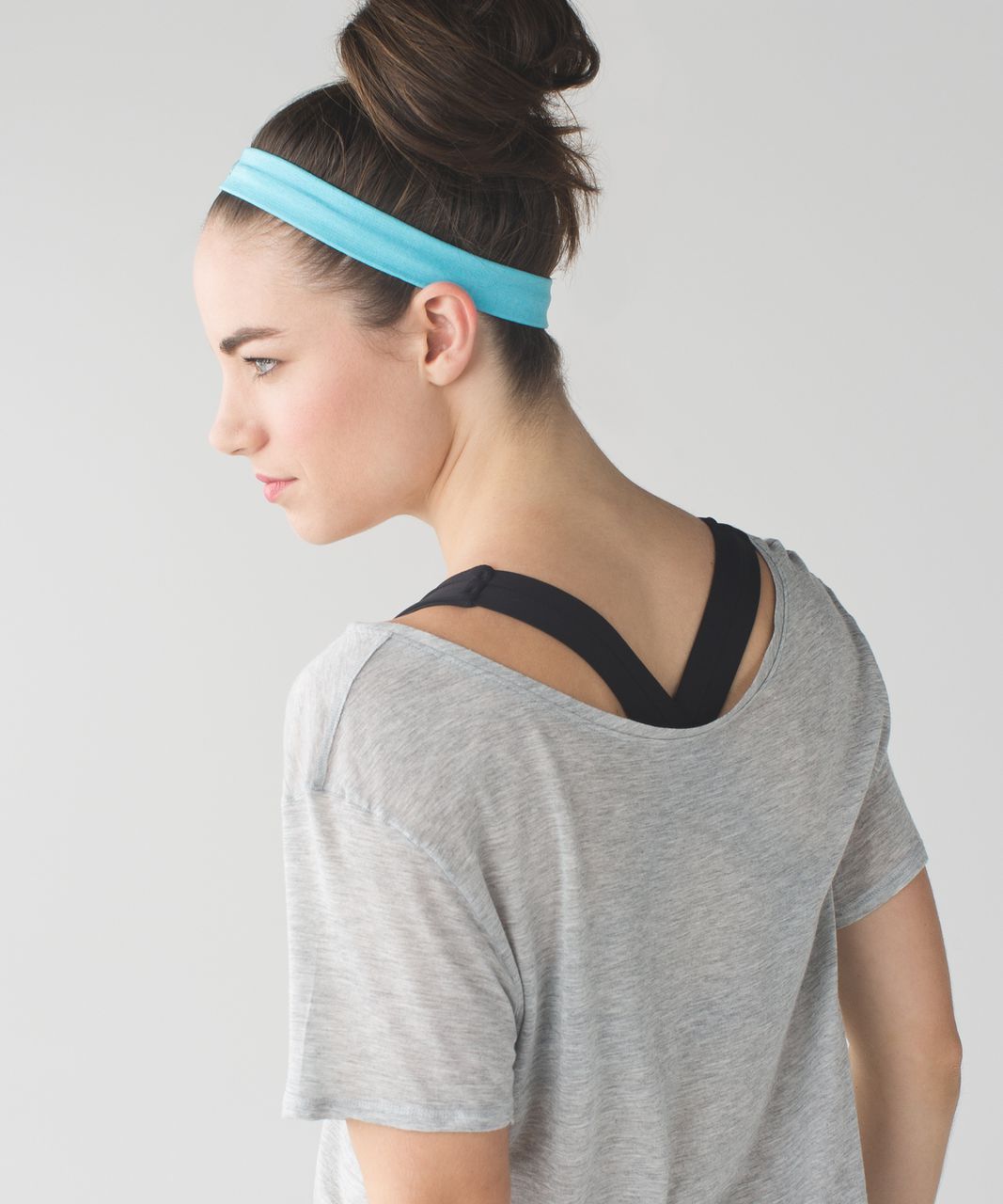 Lululemon Cardio Cross Trainer Headband - Heathered Fresco Blue