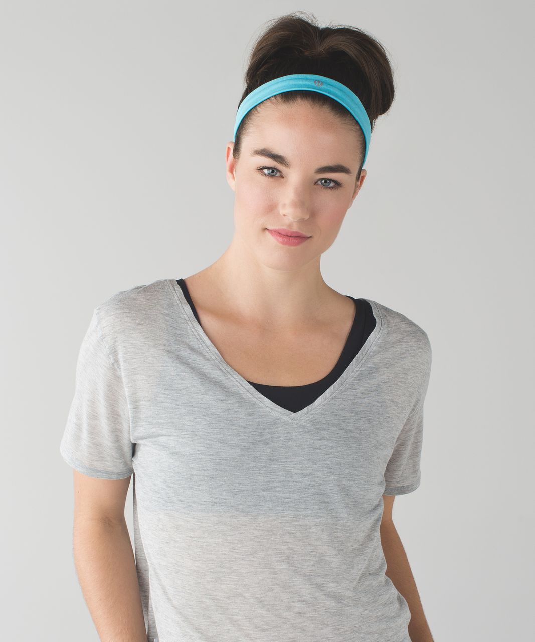 Lululemon Cardio Cross Trainer Headband - Heathered Fresco Blue