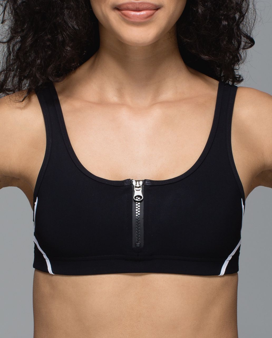 Lululemon Water:  Sweat 2 Swim Fast Bra - Black / White