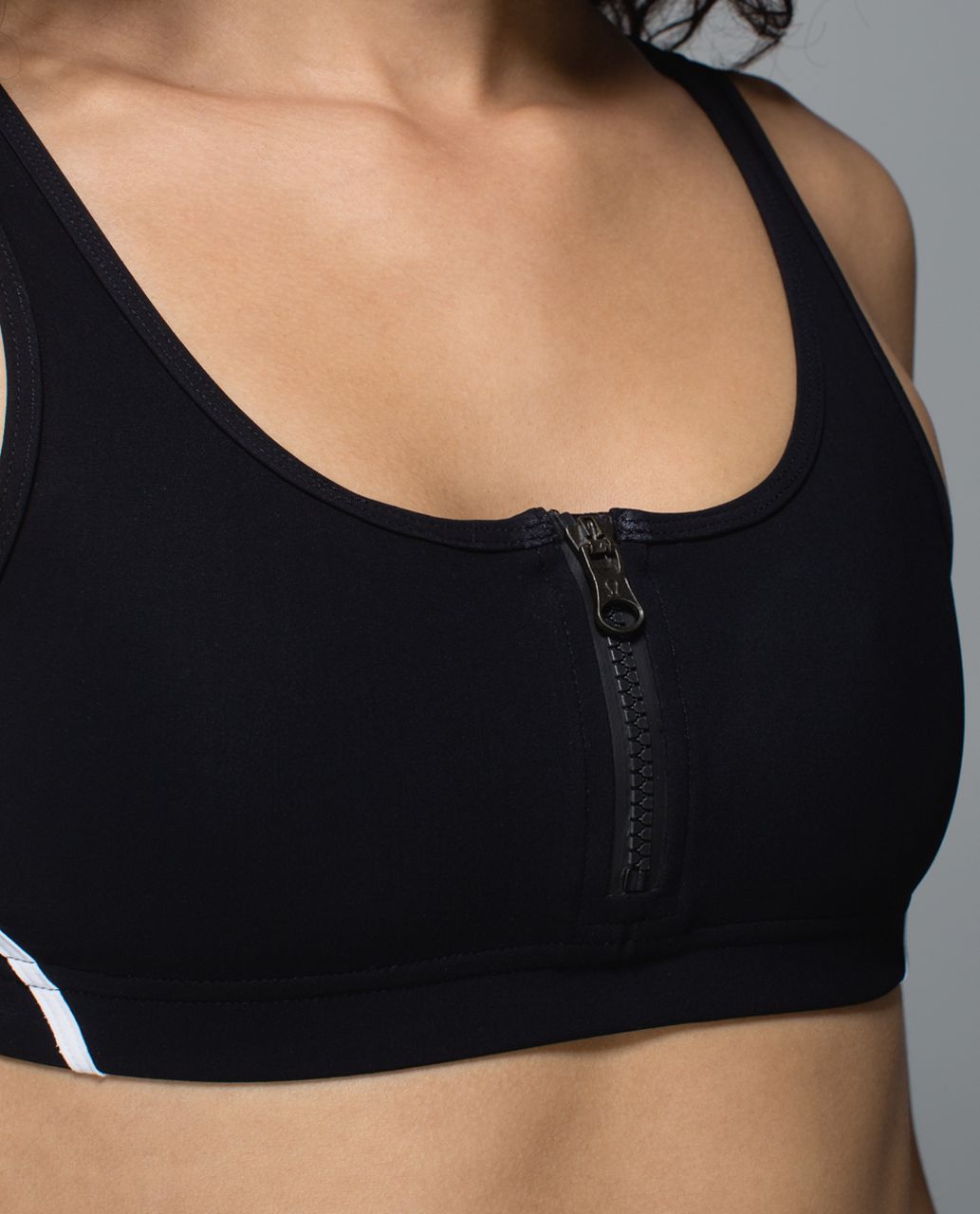 Lululemon Water:  Sweat 2 Swim Fast Bra - Black / White