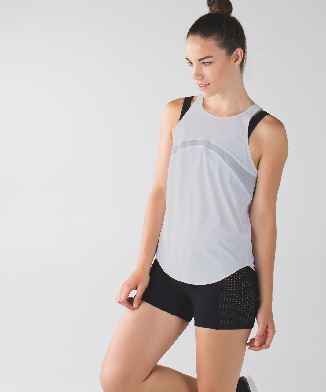 Lululemon Water:  Sun Runner Tank - White